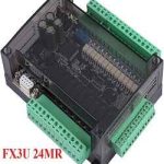 FX3U-24MR-6AD2DA-RS485-China-FX3U-PLC